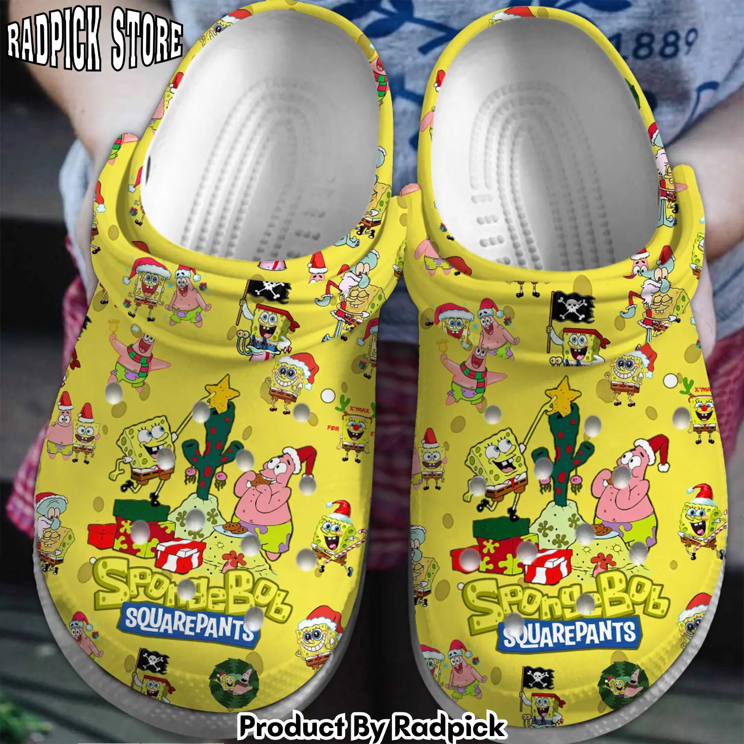 Radpick spongebob squarepants cartoon clogs shoes comfortable for men women rp6521327